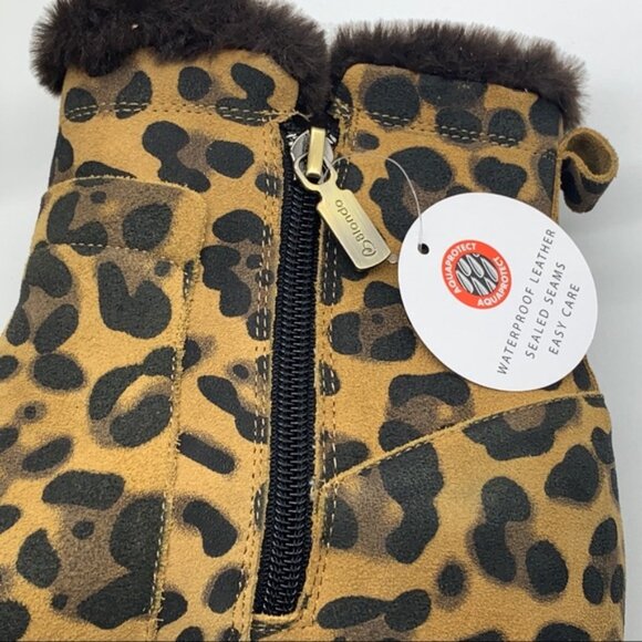 Blondo Glade Leopard Suede Faux Fur Lined Sneaker - Picture 4 of 14